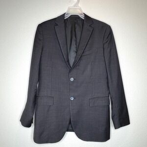 Theory Men's Dark Gray Two-Button Sport Coat